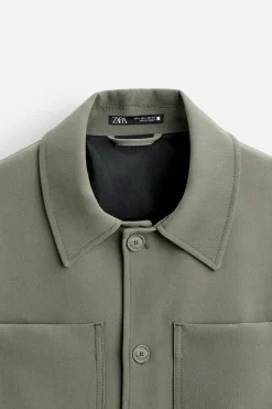 Clearance SOBRECAMISA BOXY FIT Hombre Sobrecamisas