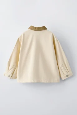 Niños ZARA 1½ - 6 Años·Camisas|1½ - 6 Años·Camisas / Sobrecamisas<SOBRECAMISA CEULLO COMBINADO