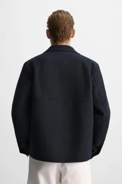 Hot SOBRECAMISA CON LANA Hombre Sobrecamisas