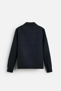 Hot SOBRECAMISA CON LANA Hombre Sobrecamisas