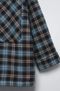 Niños ZARA 1½ - 6 Años·Camisas / Sobrecamisas<SOBRECAMISA CUADROS BORREGUILLO