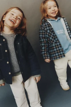 Niños ZARA 1½ - 6 Años·Camisas / Sobrecamisas<SOBRECAMISA CUADROS BORREGUILLO