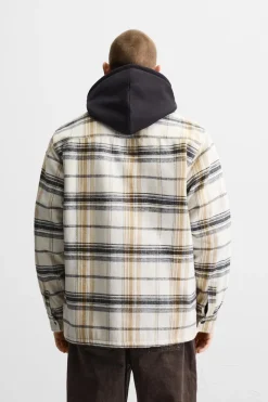 Clearance SOBRECAMISA CUADROS COMBINADA Hombre Sobrecamisas