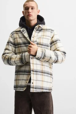 Clearance SOBRECAMISA CUADROS COMBINADA Hombre Sobrecamisas