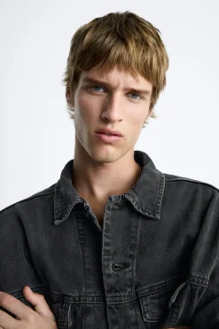 Discount SOBRECAMISA DENIM Hombre Sobrecamisas