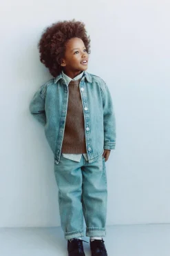 Niños ZARA 1½ - 6 Años·Camisas / Sobrecamisas<SOBRECAMISA DENIM