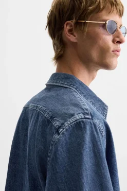 New SOBRECAMISA DENIM Hombre Sobrecamisas