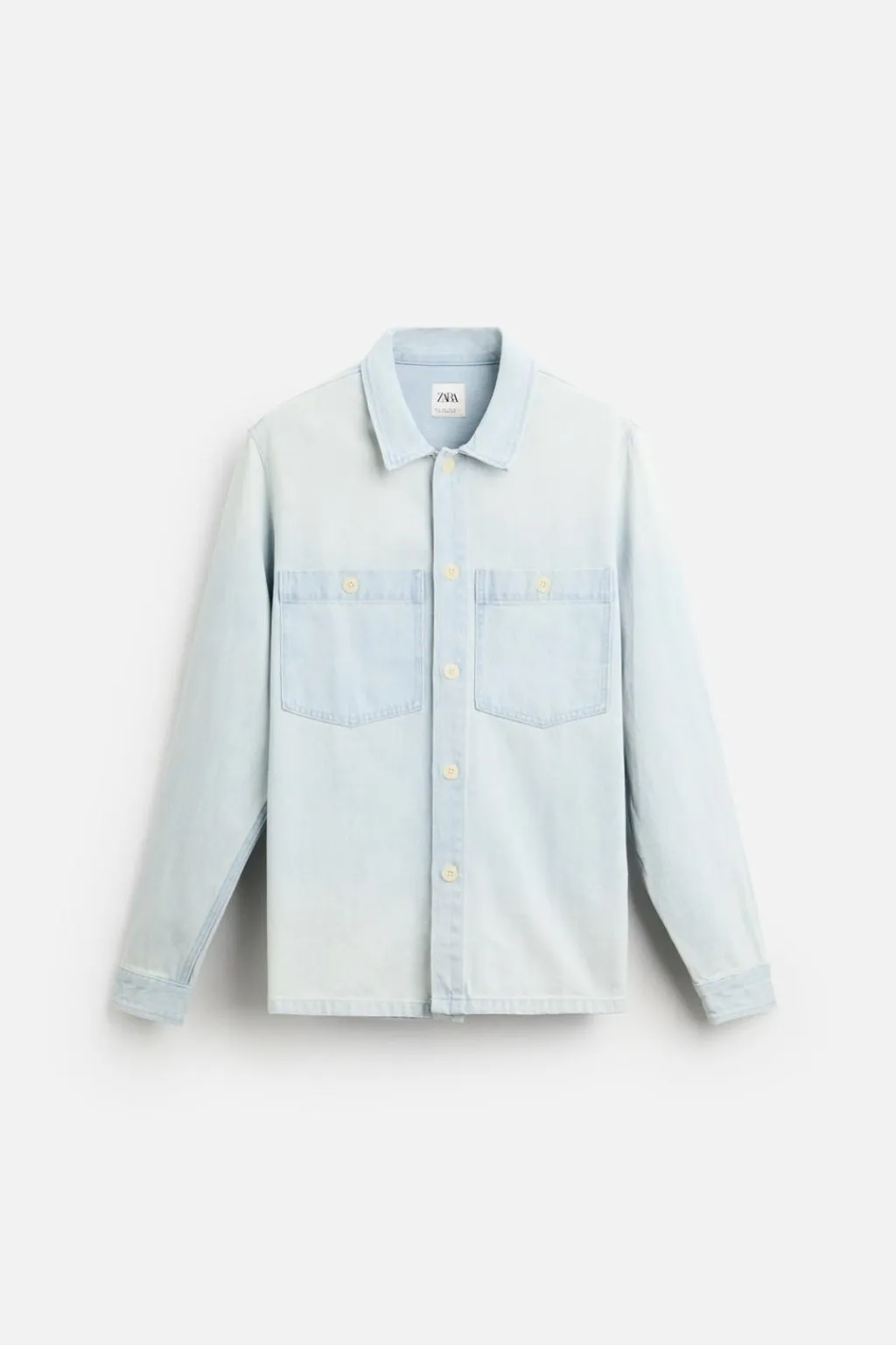 Sale SOBRECAMISA DENIM BOLSILLOS Hombre Sobrecamisas