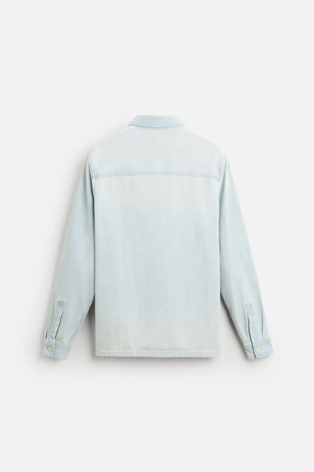 Sale SOBRECAMISA DENIM BOLSILLOS Hombre Sobrecamisas