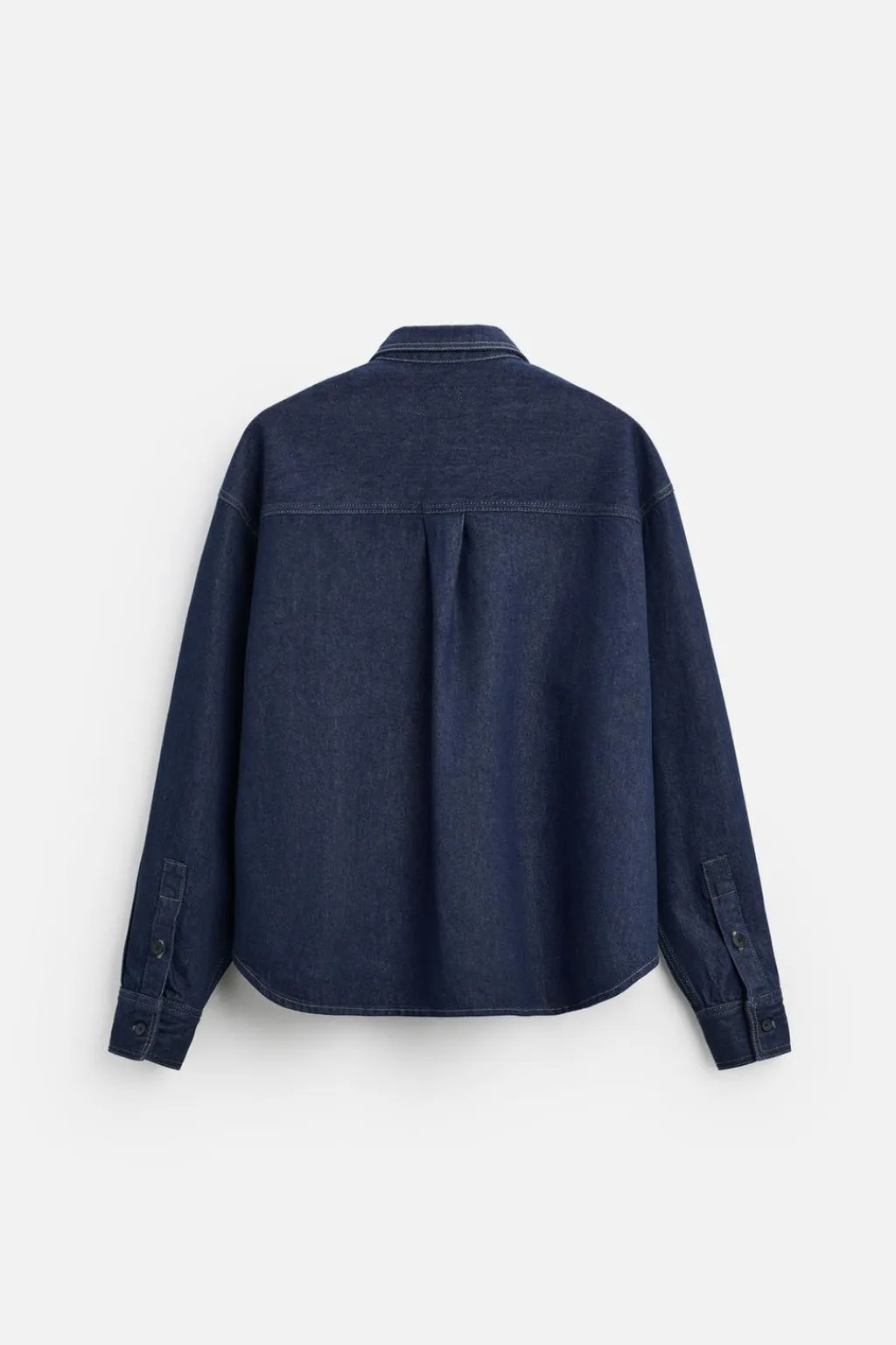 Fashion SOBRECAMISA DENIM BOLSILLO Hombre Sobrecamisas