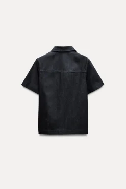 Sale SOBRECAMISA DENIM ZW COLLECTION Mujer Chaquetas / Cazadoras|Camisas / Blusas