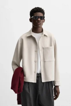 Sale SOBRECAMISA EFECTO ANTE Hombre Sobrecamisas