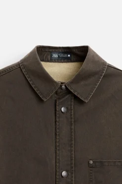 Clearance SOBRECAMISA EFECTO ENCERADO Hombre Sobrecamisas