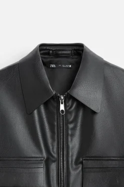 Discount SOBRECAMISA EFECTO PIEL Hombre Sobrecamisas