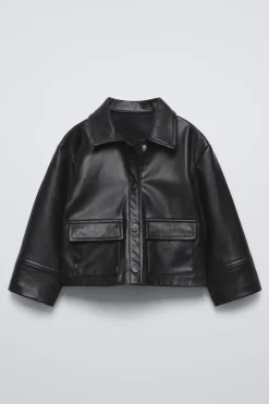 Niños ZARA 1½ - 6 Años·Camisas<SOBRECAMISA EFECTO PIEL