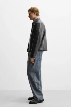 Online SOBRECAMISA EFECTO PIEL GRABADA Hombre Sobrecamisas