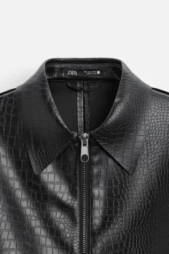 Online SOBRECAMISA EFECTO PIEL GRABADA Hombre Sobrecamisas