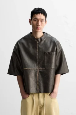 New SOBRECAMISA EFECTO PIEL LAVADA Hombre Sobrecamisas