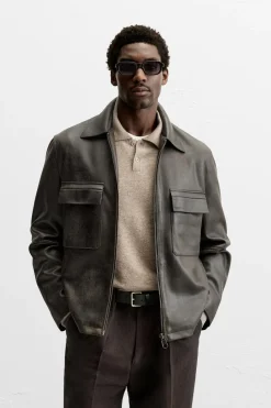 Best SOBRECAMISA EFECTO PIEL LAVADA Hombre Sobrecamisas