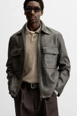 Best SOBRECAMISA EFECTO PIEL LAVADA Hombre Sobrecamisas