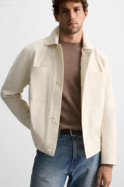 Outlet SOBRECAMISA ESTRUCTURA BOLSILLOS Hombre Sobrecamisas