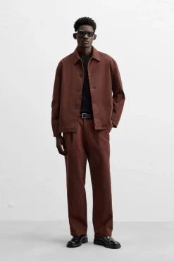 Best SOBRECAMISA ESTRUCTURA TWILL Hombre Sobrecamisas