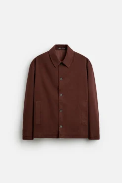 Best SOBRECAMISA ESTRUCTURA TWILL Hombre Sobrecamisas