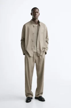 Sale SOBRECAMISA FLUIDA Hombre Camisas|Sobrecamisas