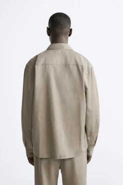 Sale SOBRECAMISA FLUIDA Hombre Camisas|Sobrecamisas