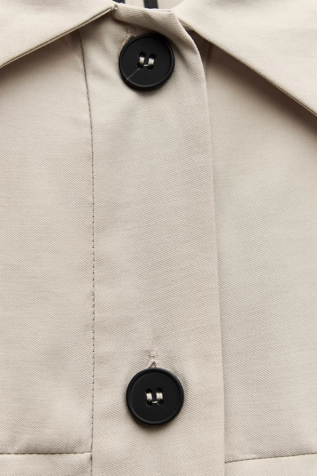 Fashion SOBRECAMISA FLUIDA BOLSILLOS Mujer Chaquetas / Cazadoras