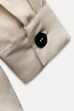 Fashion SOBRECAMISA FLUIDA BOLSILLOS Mujer Chaquetas / Cazadoras