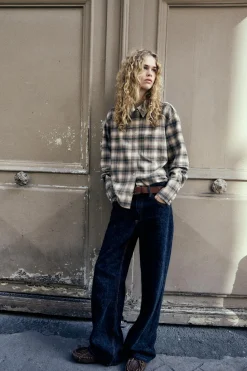 Best SOBRECAMISA FRANELA CUADROS Mujer Camisas / Blusas