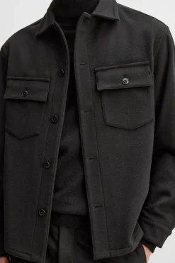 Fashion SOBRECAMISA LANA FRANELA Hombre Sobrecamisas