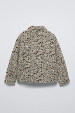 Niños ZARA 6 - 14 Años·Total Look<SOBRECAMISA MICROPANA FLORES