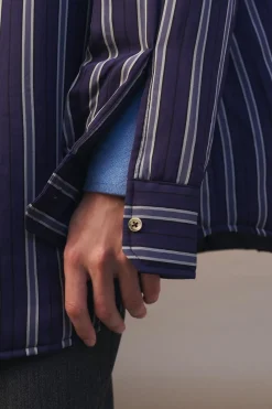 Sale SOBRECAMISA OVERSIZE RAYAS LIMITED EDITION Hombre Camisas