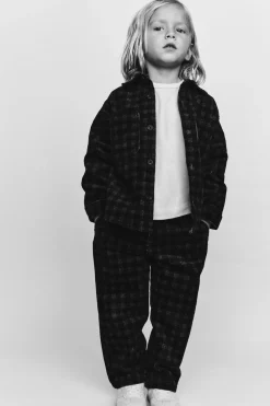 Niños ZARA 1½ - 6 Años·Camisas / Sobrecamisas<SOBRECAMISA PANA CUADROS