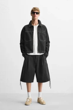 Best SOBRECAMISA PESPUNTES CONTRASTE Hombre Sobrecamisas