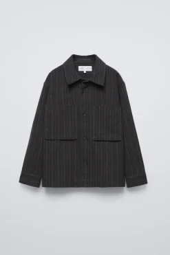 Niños ZARA 6 - 14 Años·Camisas / Sobrecamisas|6 - 14 Años·Total Look<SOBRECAMISA RAYA DIPLOMÁTICA