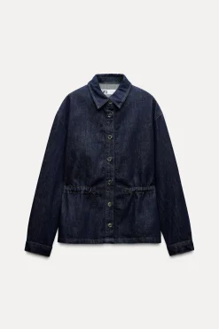 Clearance SOBRECAMISA Z1975 DENIM CINTURA AJUSTABLE Mujer Chaquetas / Cazadoras