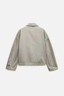 Best SOBRECAMISA ZW COLLECTION LAVADA Mujer Chaquetas / Cazadoras