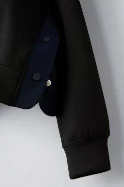 Niños ZARA 6 - 14 Años·Sudaderas|6 - 14 Años·Deporte / Jogging<SUDADERA BANDAS SNAPS CROP FIT