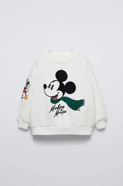 Niños ZARA 1½ - 6 Años·Sudaderas|1½ - 6 Años·Licencias<SUDADERA BORDADO FLOCK MICKEY MOUSE AND FRIENDS © DISNEY