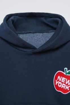 Niños ZARA 1½ - 6 Años·Sudaderas|1½ - 6 Años·Chándal<SUDADERA BORDADO MANZANA