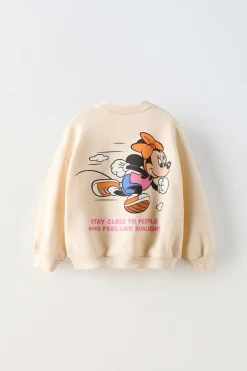 Niños ZARA 1½ - 6 Años·Sudaderas|1½ - 6 Años·Licencias<SUDADERA BORDADO MINNIE MOUSE © DISNEY