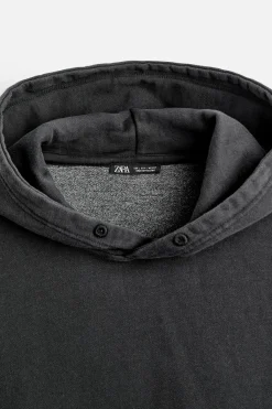 Discount SUDADERA BOXY FIT LAVADA Hombre Sudaderas