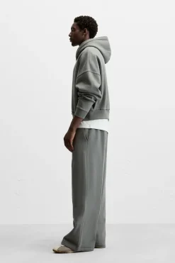 Clearance SUDADERA BOXY FIT PARCHE Hombre Sudaderas