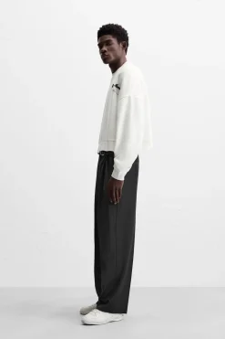 Hot SUDADERA BOXY FIT TEXTOS Hombre Sudaderas