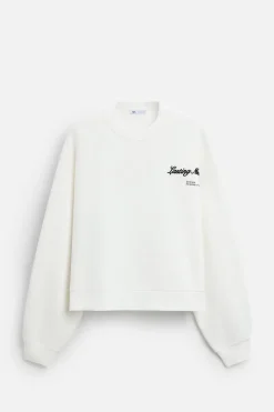 Hot SUDADERA BOXY FIT TEXTOS Hombre Sudaderas