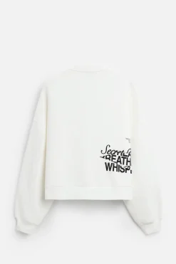 Hot SUDADERA BOXY FIT TEXTOS Hombre Sudaderas