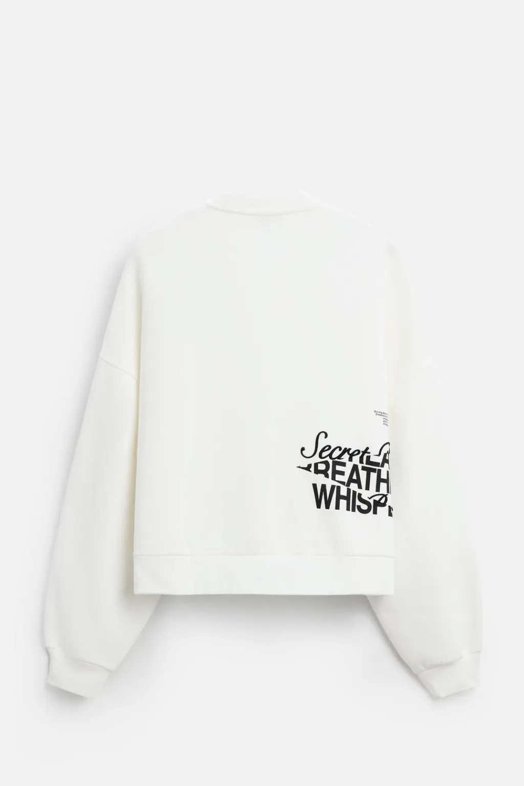 Hot SUDADERA BOXY FIT TEXTOS Hombre Sudaderas